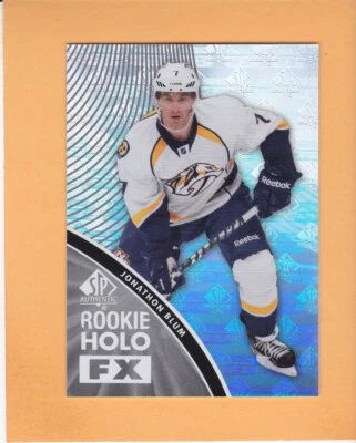 JONATHON BLUM 2011-12 SP AUTHENTIC HOLOVIEW FX #RFX14 NASHVILLE PREDATORS NM-MT - Image 1 of 2