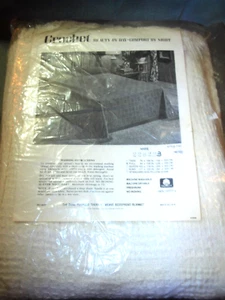 NWT- VTG Thermal Weave Bedspread Blanket- White full size - Picture 1 of 4