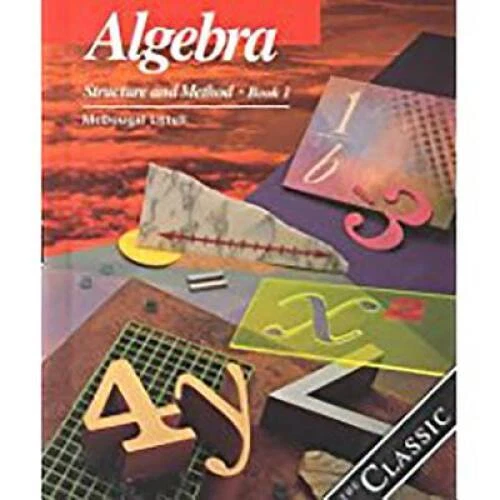 Algebra: Structure and Method, Book 1 - Hardcover By Richard G Brown - GOOD - Image 1 of 1