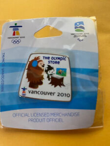 VANCOUVER OLYMPICS PIN MASCOTS QUATCHI MIGA SHOPPING FOR LAPTOP AT OLYMPIC STORE