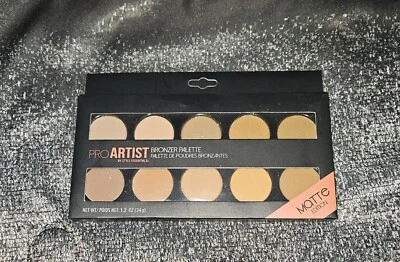 Style Essentials Pro Artist 10 Shade Matte Bronzer Palette BNIB 7.2oz  - Image 1 of 4