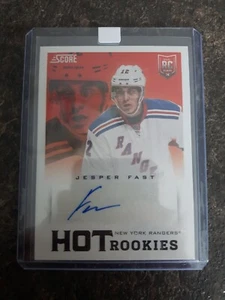 2013-14 Panini Score Auto Hot Rookies Jesper Fast RC Card# 714 - Picture 1 of 2
