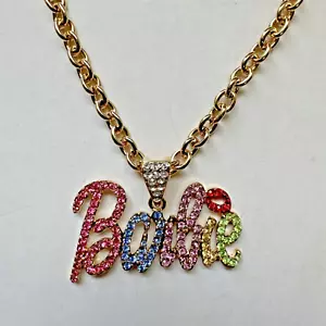 Collar Barbie con cadena colgante tamaños surtidos gran regalo para niñas - Imagen 1 de 6