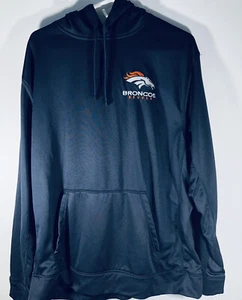 NFL Team Apparel Denver Broncos Langarm Hoodie grau mit Logo Herren XL - Bild 1 von 9