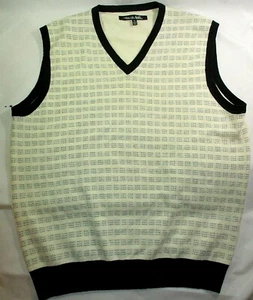 TRAVIS MATHEW GOLF Sweater Vest~Men's XL (Fits As L-XL)~V-Neck~Merino Wool~EUC! - Picture 1 of 7