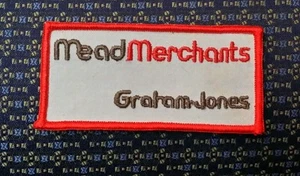 MEAD MERCHANTS GRAHAM JONES (ORANGE) PATCH - Bild 1 von 2
