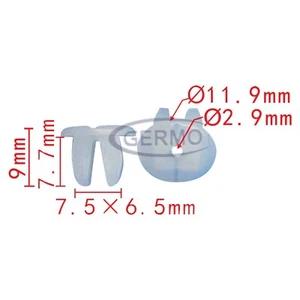 10 x Befestigungs-Clip Gewindeeinsatz Türverkleidung für Hyundai 1491004000 Kia - Picture 1 of 1