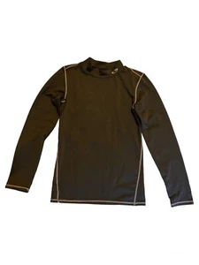 Youth L 12-14 Champion Fitted Mock Neck Compression Fleece Cold Weather Shirt - Picture 1 of 5