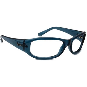 Ray-Ban Sunglasses Frame Only RB 4137 656/8G Transparent Blue Wrap Italy 59 mm - Picture 1 of 9