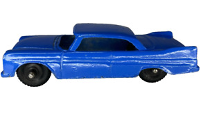 1959 Tootsietoy Blue '57 Plymouth car 2 door 3" Long Nice Paint & Tires Vintage