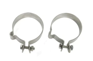 Maserati Mistral Spider Coupe Stainless Steel Brake Pipe Securing Clip Set New - Bild 1 von 1