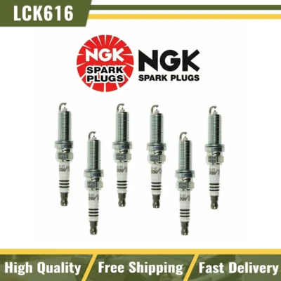 Juego de 6 bujías de resistencia de iridio NGK DF8H11B para Infiniti G37 FX37 M37 370Z Foto 1 de 2