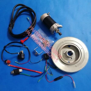 Yamaha Outboard Motor 60HP ELECTRIC START KIT MOTOR Enduro E60HMHD Flywheel - Picture 1 of 12