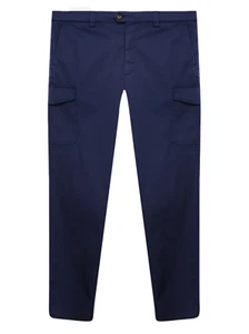 Brunello Cucinelli Mens Trousers In Dark Blue - Picture 1 of 3