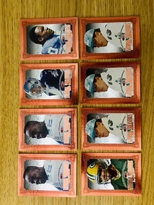 1997 Donruss Preferred Treasures Sanders, Aikman, Smith, Favre, Marino Lot Of 8 - Picture 1 of 10