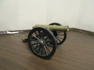 Cannone Penncraft vintage in ottone e ghisa guerra civile giocattolo in miniatura - lungo 4" - Foto 1 di 5