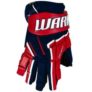 New Warrior Covert QR5 Pro 13" hockey gloves senior navy red SR glove ice inch - Picture 1 of 1