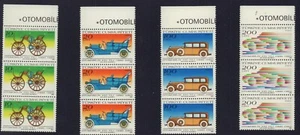 TURCHIA 1986 AUTOMOBILI 2358-2361 STRISCIA X 3 SET COME NUOVO MNH - Foto 1 di 1