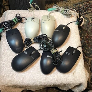 PS/2 SCROLL BALL 2-BOTTON MOUSE BEEN CLEANED 12.99 EACH TESTED - Picture 1 of 5