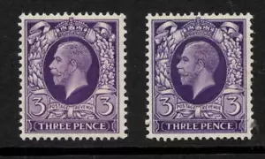 GV - SG444 varietà. N57(1) N57(2). Viola 3d (entrambe le tonalità). Non montato nuovo di zecca. - Foto 1 di 1