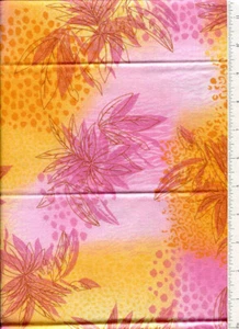 2007 ~ ANIMAL & PREHISTORIC PLANT OMBRE ~ fabric flintstones coordinate pink - Picture 1 of 1