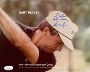 Gary Player Golfer signiert 8x10 Hochglanzfoto JSA authentifiziert - Bild 1 von 2