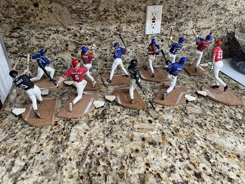 Lot of 11 MLB BLC Big League Challenge  Loose Figures -Bonds, Soda, Jones, A-Rod Cover
