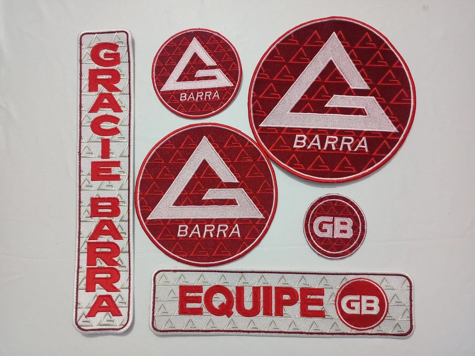 Gracie Barra patches best quality embroidered GB logos for BJJ Jiu Jits Unigorms - Image 1 of 4