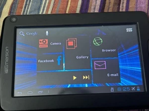 Emerson EM543 4.3in 4GB Internet Tablet 4.0 ICS Front Facing Camera TESTED Black - Picture 1 of 8