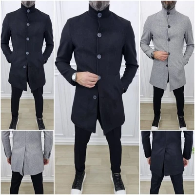 Giubbotto Uomo Invernale Coreana Giacca Giubbino Nero/grigio  Elastico s,m,l,xl - Immagine 1 di 4
