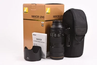 Lente Nikon AF-S Nikkor 70-200 mm f/2,8E FL ED N VR SWM con pie RRS COMO NUEVA #Z-37746 Foto 1 de 4
