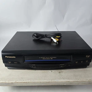 Panasonic VCR Blueline PV-V4530S 4 CABEZALES Hi-Fi VHS probado sin control remoto usado en excelente estado - Imagen 1 de 9