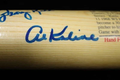 Al Kaline Newhouser Kell Cooperstown Collection Bat PSA DNA Signed Tig ID:417864 - Image 1 of 4