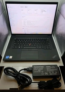 Lenovo ThinkPad P1 Gen 4 WQUXGA 4K+ 16" Touch i7-11850H 32GB RAM 1TB SSD T1200 - Picture 1 of 20
