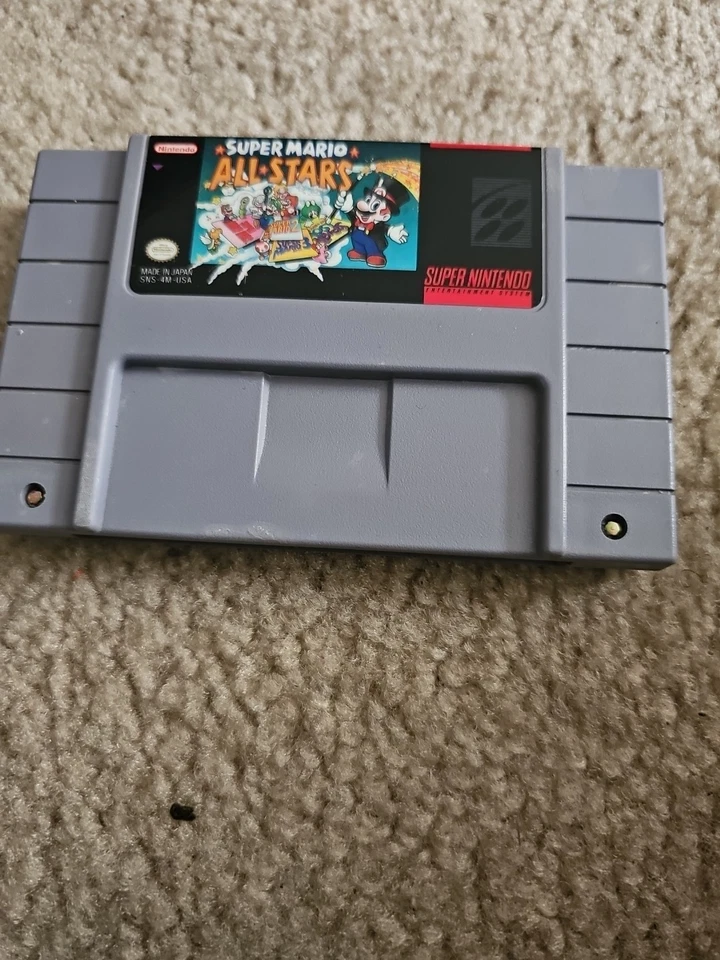 Картридж с игрой Super Nintendo Super Mario All Stars - Изображение 1 из 1