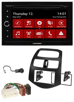 Blaupunkt MP3 DVD Bluetooth DAB 2DIN USB Autoradio für Chevrolet Spark KLM 2012- - Bild 1 von 4