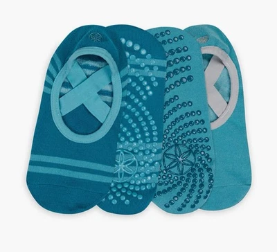 Gaiam 2-Pack Grippy Yoga Barre Athletic Socks 2pk -  One Size - Image 1 of 4