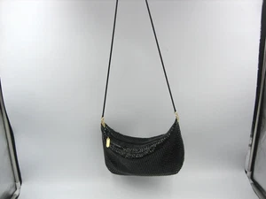 Bandolera de malla vintage negra Hong Kong NUEVA STOCK ANTIGUO - Imagen 1 de 10