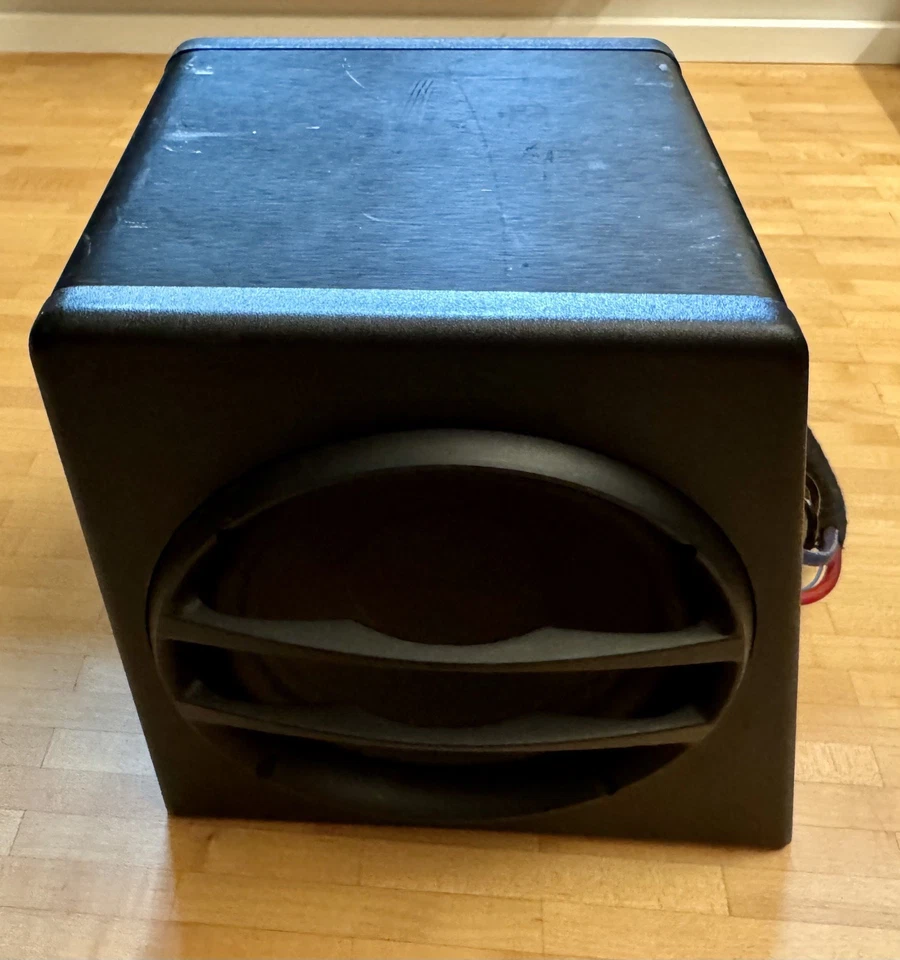 Axton AXB20A Subwoofer mit Verstärker 20cm - Schwarz - Auto Subwoofer - Bild 1 von 4