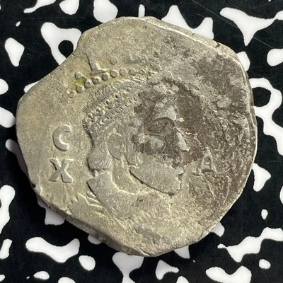 (1641-47) Italy Sardinia Filippo IV 10 Reali Cob Lot#JM9807 Silver! Very Scarce! - Image 1 of 2