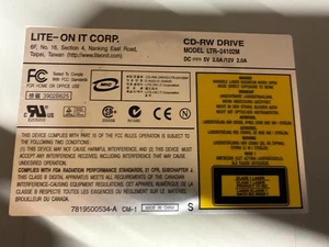 VINTAGE CD-RW DRIVE BURNER MODEL LTR-24102M - USED - Picture 1 of 2