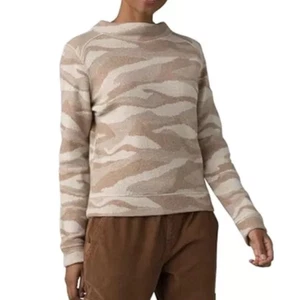 Prana Snowbound Sweater Women’s S Snowflake Wool Blend Standard Fit Sweater Knit - Picture 1 of 8