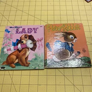 PETER RABBIT & Disneys Lady- VTG Whitman Tell a Tales 1953 HB Beth Wilson - Picture 1 of 2