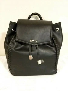 S.Y.L.K. Women's Backpack Black w/Gold Hardware - New $89 (GT009K) - Picture 1 of 7