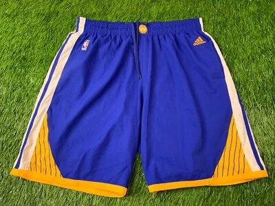 GOLDEN STATE WARRIORS USA 2012 RARE NBA BASKETBALL SHORTS ADIDAS ORIGINAL SIZE S - Image 1 of 4