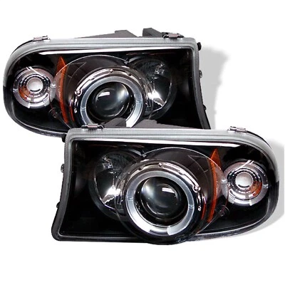 Faros proyectores halo Spyder Auto 5009784 para 97-04 Dakota Durango Foto 1 de 4