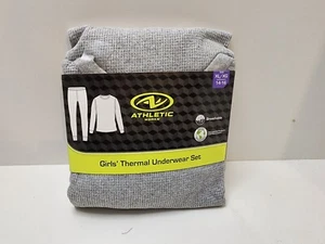 Athletic Girls XL Gray Thermal Underwear Set - Picture 1 of 5