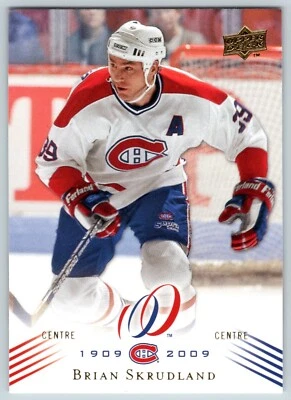 BRIAN SKRUDLAND 2008-09 UPPER DECK MONTREAL CANADIENS CENTENNIAL NO 136    24569 - Image 1 of 2