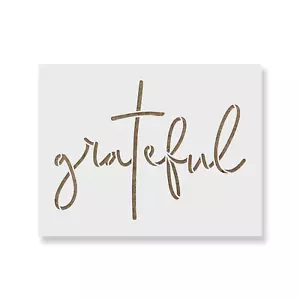 Plantilla Grateful Cross - plantillas Mylar duraderas y reutilizables - Imagen 1 de 5