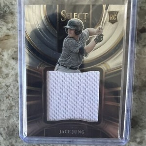 2023 Panini Select Baseball Jace Jung ROOKIE JUMBO SWATCH Relic RC #PJS-JJ!